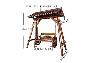 宜賓防腐木秋千